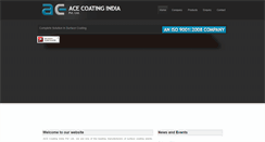 Desktop Screenshot of aceindia.co.in